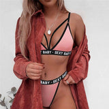 Women's Bra & Panties Lingerie Set - Weriion