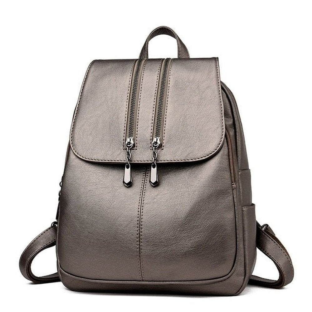 Women's High Quality Leather Backpack - Weriion