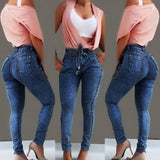 Women's High Waist Jeans - Weriion