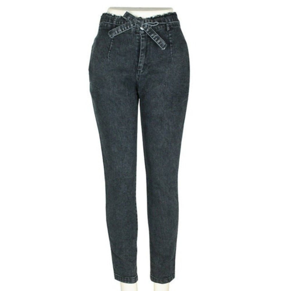 Women's High Waist Jeans - Weriion