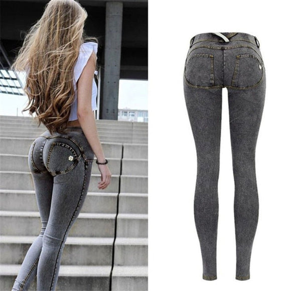 Women's Low Waist Jeans - Weriion