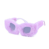 Women's Plush Cat Eye Sunglasses - Weriion