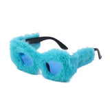 Women's Plush Cat Eye Sunglasses - Weriion