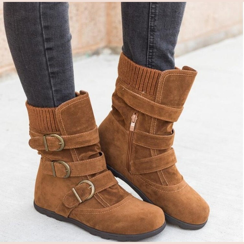 Women's Plush Winter Boots - Weriion