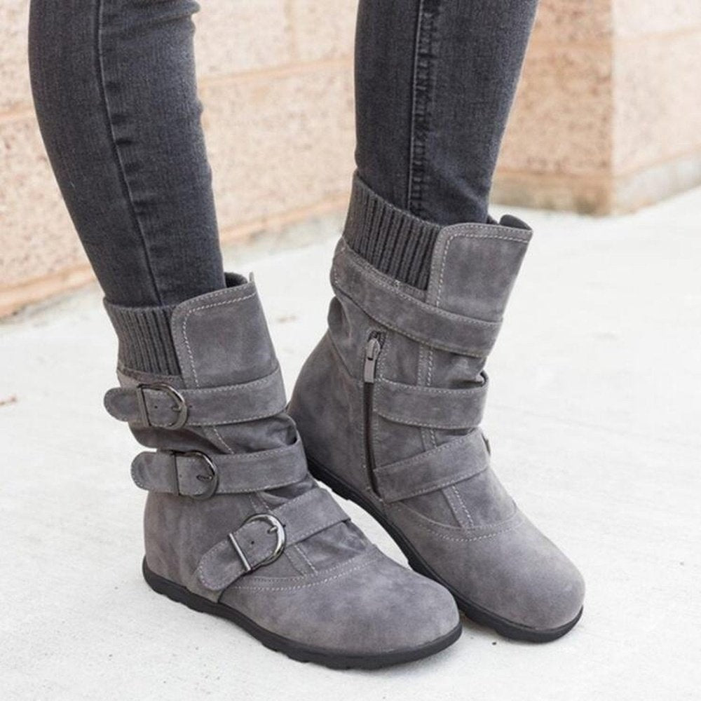 Women's Plush Winter Boots - Weriion