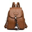 Women's PU Leather Backpack - Weriion