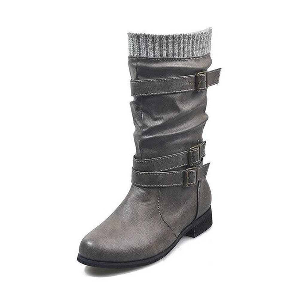 Women's PU Leather Boots - Weriion