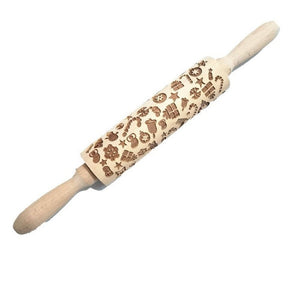 Wooden Christmas Rolling Pin - Weriion
