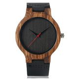 Wooden Watch With Soft Leather Strap For Men - Weriion